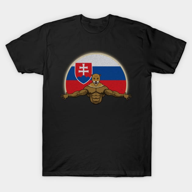 Cheetah Slovakia T-Shirt by RampArt